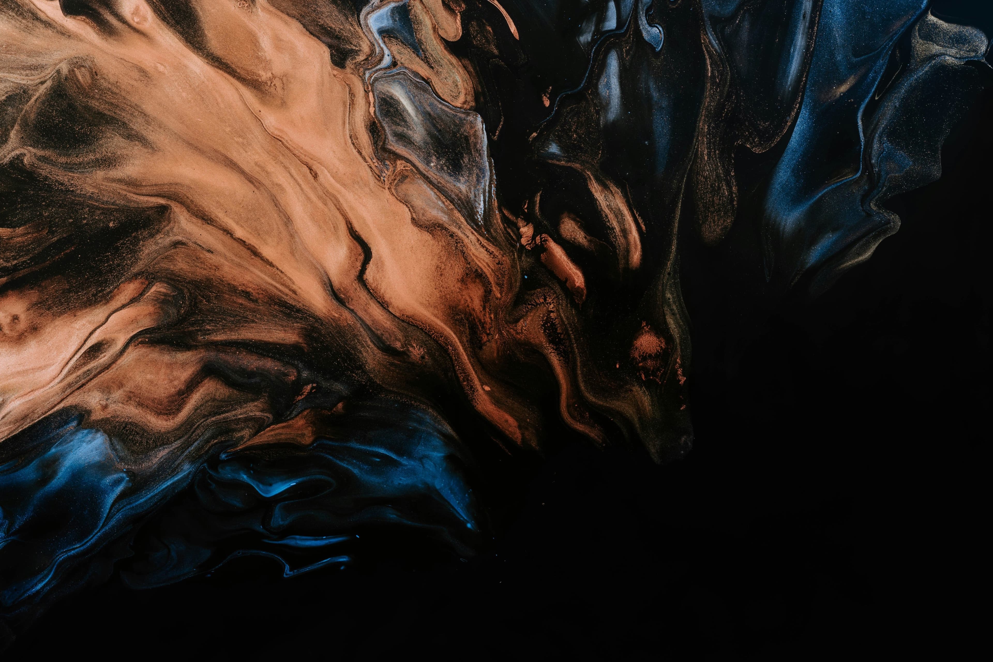 Abstract swirling art representing complexity and creativity